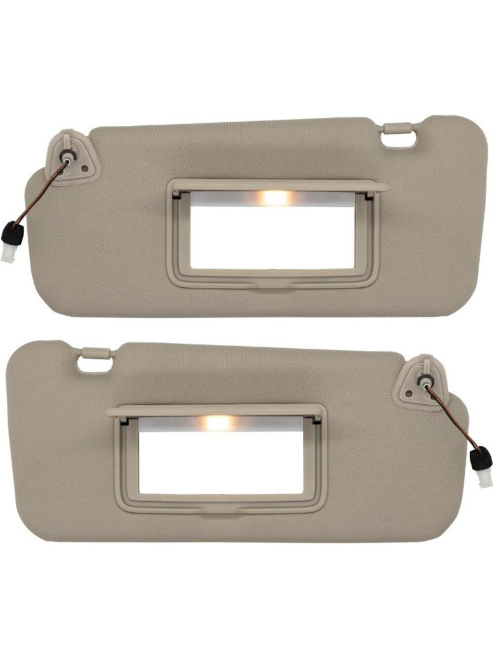 Driver & Passenger Sun Visor Compatible with Nissan Murano 2009-2014